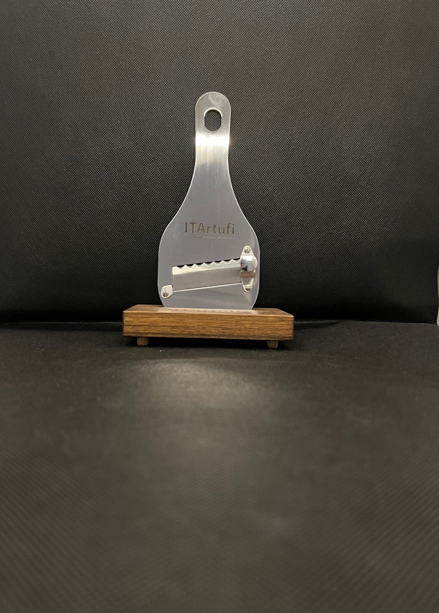 Truffle mandolin in shiny stainless steel - Made in Italy