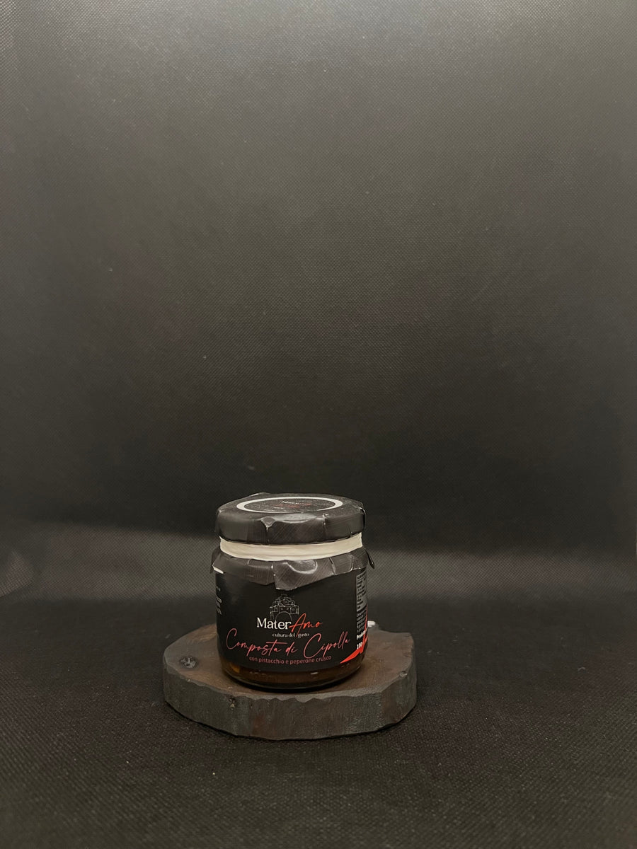 Compotée d'oignons rouges et peperone Crusco